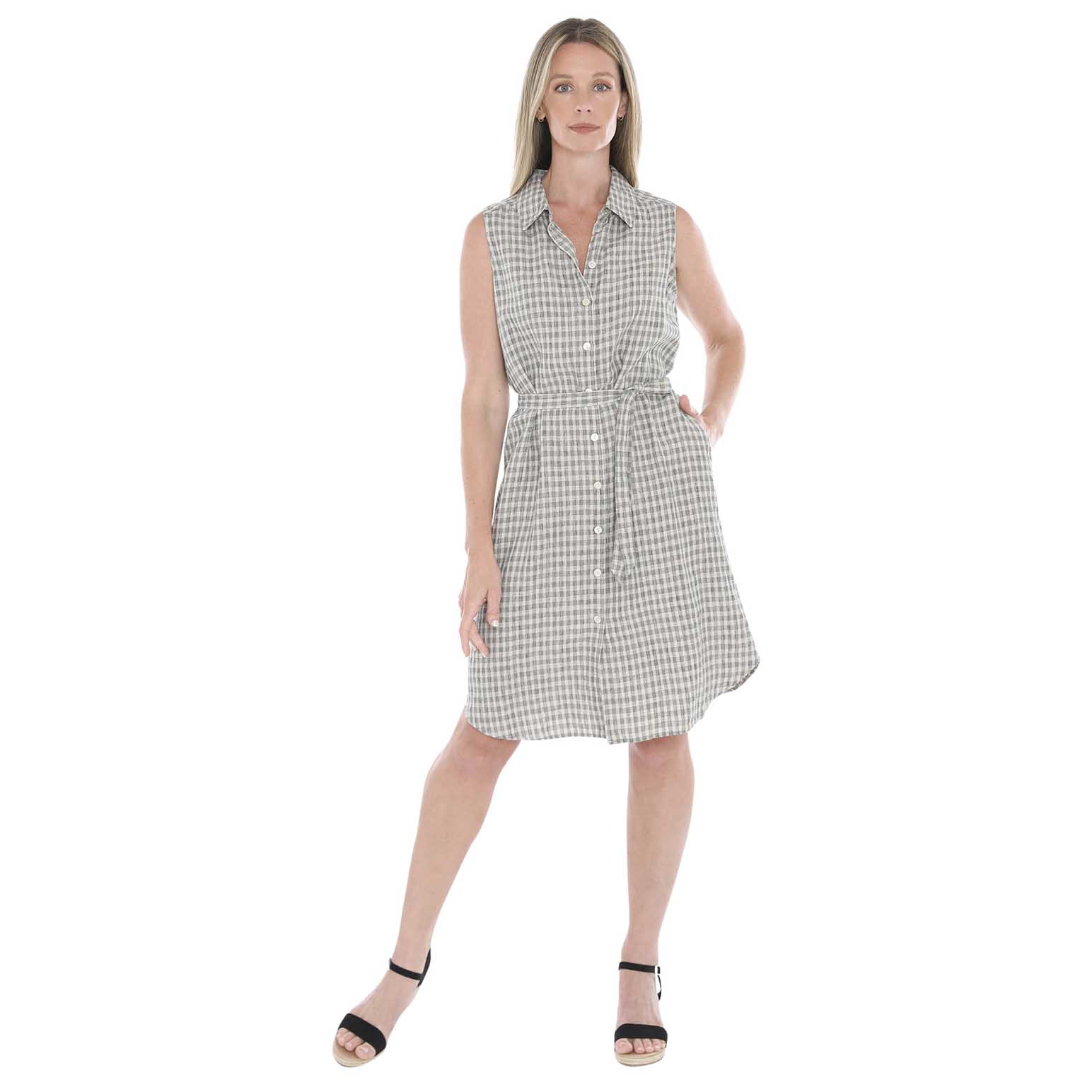 Jump Grid Check Dress